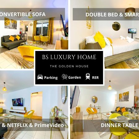 The Golden House * Parking * Garden Apartment คอร์เบล-เอซองส์ ภายนอก รูปภาพ
